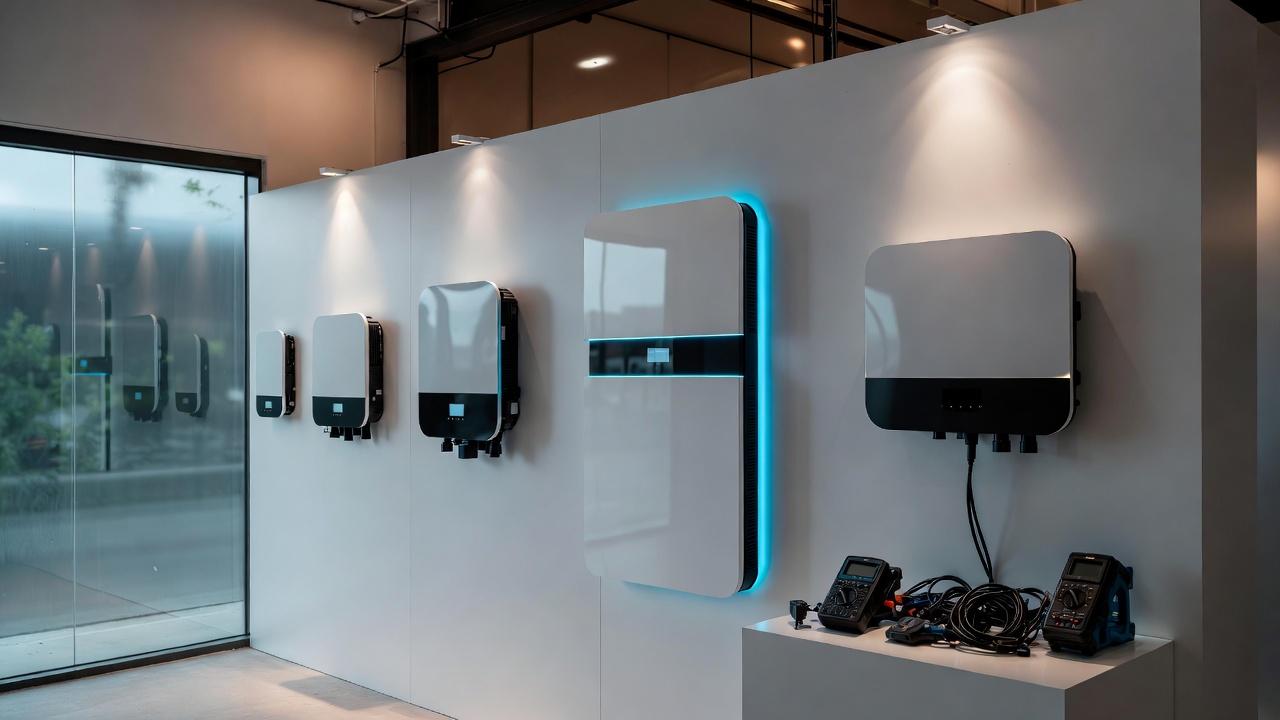 Displaying Tesla Powerwall 3, Fronius Gen24, and Deye hybrid inverters ready for modern Solar Installation.