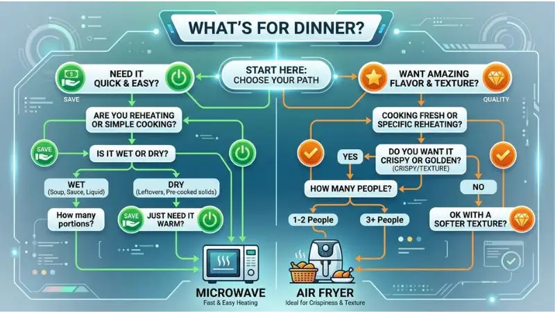Decision tree flowchart for 2026 kitchen: "What